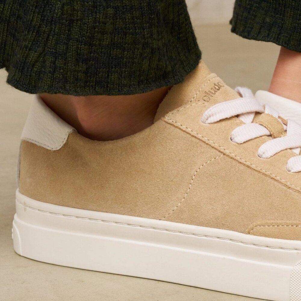 NEW Soludos Ibiza Women's Platform Sneaker Sand Tan 6 - Picture 5 of 14